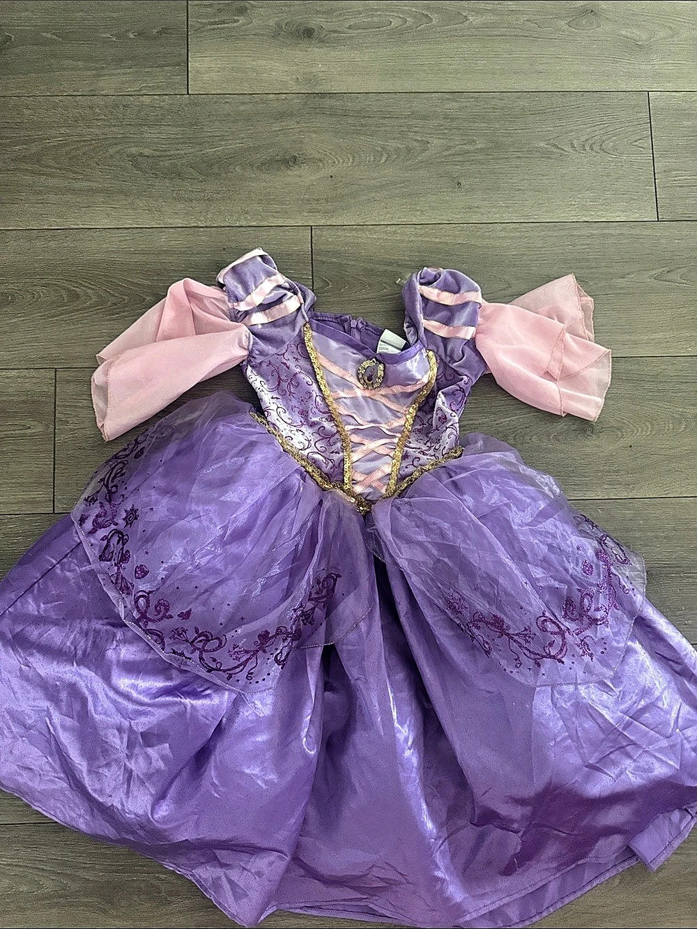Disney Rapunzel Costume for Kids – Tangled Purple & Pink Dress